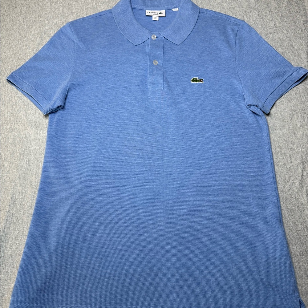 Lacoste Blue Polo Shirt Classic Design